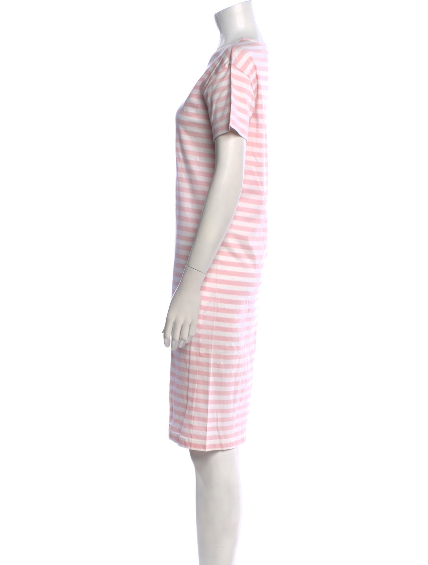 Courrèges Striped Knee-Length Dress